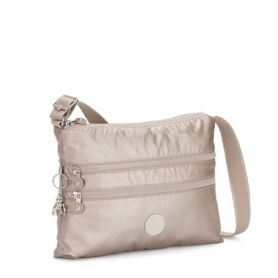 Kipling Alvar Metallic Crossbody Bags Metallic Glow | CA 1067VR